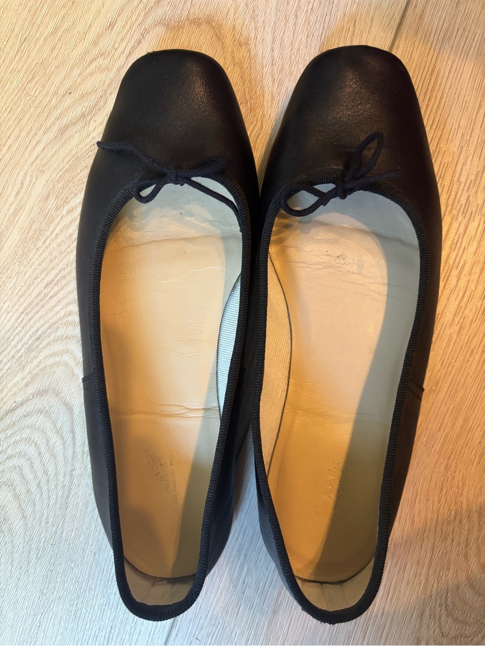 APC black ballet flats
